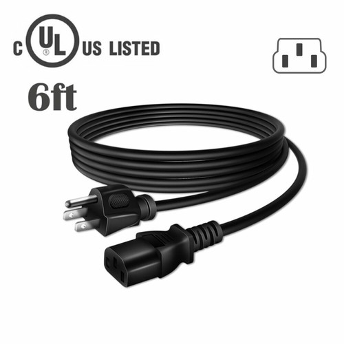 6ft power cord cable - 6ft,